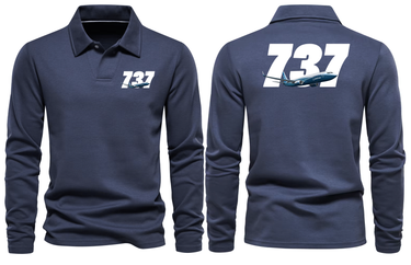 BOEING 737 LONG SLEEVE POLO
